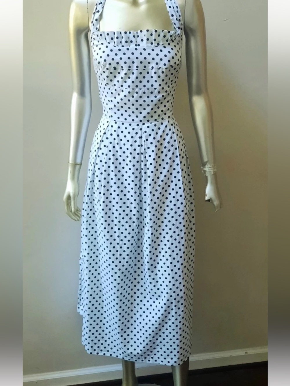 Vintage 1950s Style Polka Dot Sundress